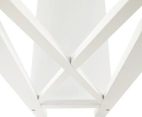 Konzolasztal, fehér, APOLOS