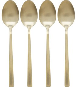 EH Arany teáskanál készlet 4 db, 15 cm, 15 cm