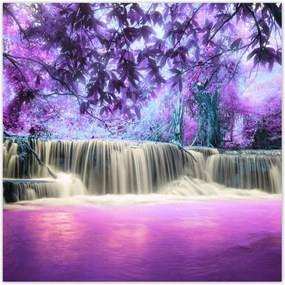 Poszterek 30x30 Lila vízesés