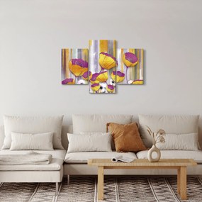 Kép - Virágok illusztrációja (90x60 cm)