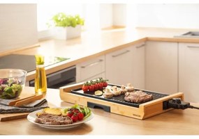 Sencor - Asztali elektromos grill 1800W/230V bambusz