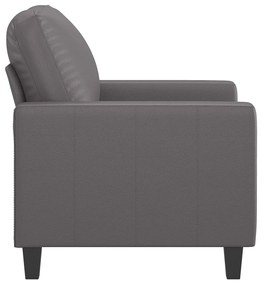 vidaXL szürke műbőr kanapészék 60 cm