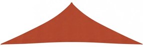 terrakotta HDPE napvitorla 160 g/m² 3,5 x 3,5 x 4,9 m