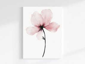 Vászonkép Canvas Akvarell Természet Kert Virág Rózsaszín Magnólia 75x100