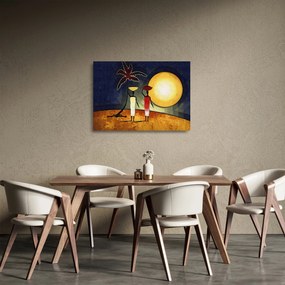 Egy ősi festmény képe (üvegen) (70x50 cm)