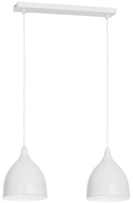 Csillár zsinóron NOAK 2xE27/15W/230V fehér