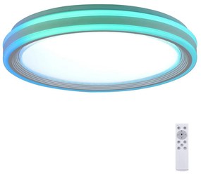 Leuchten Direkt 15154-16-LED RGB Dimmelhető mennyezeti lámpa EDGING 39W/230V + távirányító