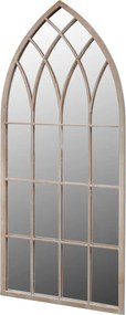 vidaXL gótikus íves kerti tükör kültéri/beltéri használatra 50x115cm