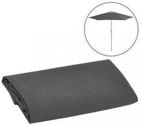 antracitszürke kültéri napernyőponyva 300 cm