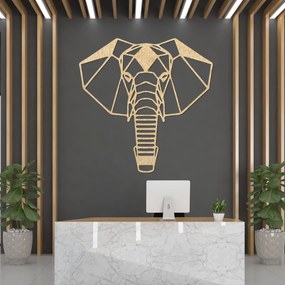 Fa elefántfejes fali dekoráció | ROYON