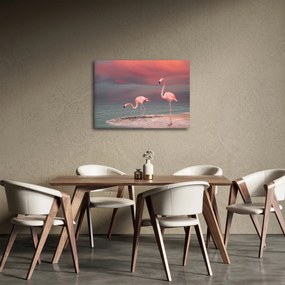 Flamingók képe (70x50 cm)