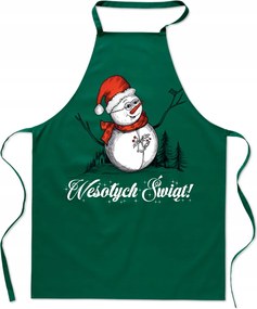 Konyhai Kötény Karácsonyi Nyomtatással Hóember Karácsony férfi női ajándék