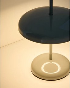 Világoszöld LED dimmelhető asztali lámpa fém búrával (magasság 35 cm) Porte – Kave Home