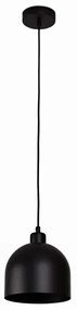 Duolla - Kábeles függőlámpa IRONLINE 1xE27/15W/230V Ø 17 cm fekete