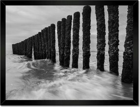 Poszterek keretben 40x30 Hullámtörő Balti-tenger