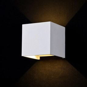 MAYTONI O572WL-L6W FULTON Modern Kültéri Fali Lámpa Fehér LED IP54