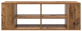 Fali TV szekrény Régi fa 102 x 35 x 35 cm Faanyag