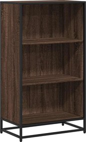 vidaXL barna tölgyszínű szerelt fa könyvszekrény 60x35x107,5 cm