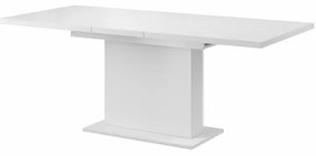 Kihúzható étkezőasztal STRAP, fehér