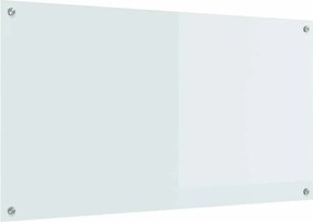vidaXL Konyhai splashback Fehér 110 x 60 cm edzett üveg