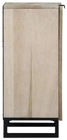 Széf Fehér 40 x 33 x 75 cm tömör mangófa