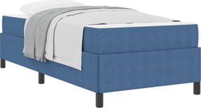 vidaXL Ágykeret matracmal Kék 80 x 200 cm szövet
