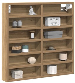 Vitrine Cabinet Artisan Oak 60x8,5x58 cm Mérnöki Fa