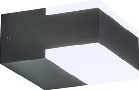 Kültéri led fali lámpa 9w 678lm 4000k antracit bona
