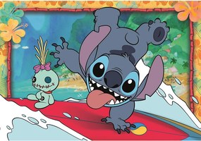 Disney Lilo és Stitch, A csillagkutya Angel 2x20 db-os puzzle Clementoni
