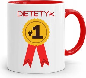 Dietetikusoknak Dietetikus Bögre Piros Ajándék fényképes nyomtatással
