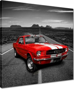 Vászonkép 40x40 Piros Ford Mustang