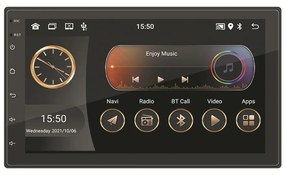 7" univerzális Android autós multimédia – GPS, Bluetooth, CarPlay WLM-502
