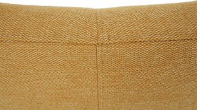 Füles fotel, sárga/fekete, SAMY