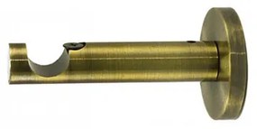 Egysoros henger karnisrúd tartó antik arany