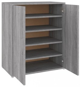 vidaXL szürke sonoma színű szerelt fa cipősszekrény 60 x 35 x 70 cm