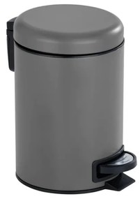 Szürke acél pedálos szemetes 3 l Leman – Wenko