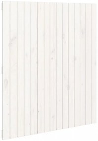 fehér tömör fenyőfa fali fejtámla 95,5x3x110 cm