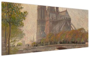 Kép - Robert William Vonnoh, Notre Dame de Paris, reprodukciók (120x50 cm)