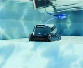Medencetisztító robot, Dolphin S1000, teljes medencetisztítás (padló, fal, vízvonal, lépcső és napozóterasz tisztítás), PowerStream navigáció, dual aktív kefék, 2,5 óra ciklusidő, finom szűrőkosár