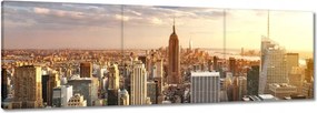Festmények 150x50 New York felülnézet