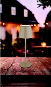 Globo 58482S-LED VAN. asztali lámpa 12W/5V 2200mAh IP44 krém, töltővel