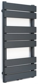 Blumfeldt Fairmont, radiátor, 80 x 45, 375 W, meleg víz, 3 törölközőtartó, 1/2
