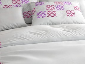 Mikroszatén ágyneműhuzat VELLARI, világosszürke Ágyneműhuzat mérete: 70 x 90 cm | 140 x 200 cm