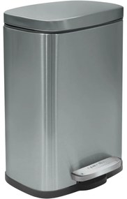 Spirella Pedálos szemetes soft-close Akira 12 l,csiszolt rozsdamentes acél, 12 l