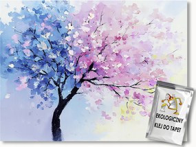 Fotótapéta Flizelina Természet Fa Virágok Tavasz 254x184 ragasztó