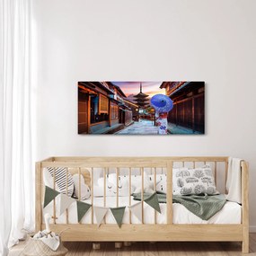 Kép - Ázsiai nő (120x50 cm)