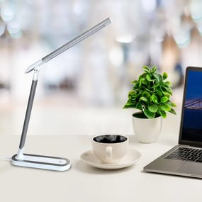 LED Dimmelhető érintős asztali lámpa MADERA LED/7W/230V fehér