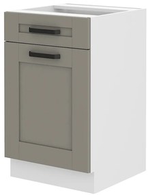 Alsó konyhaszekrény Lucid 50 D 1F 1S (claygrey + fehér). 1045440