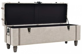3 db tömör fa és acél tárolópad 112 x 37 x 45 cm