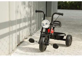 QPlay - Gyermek tricikli TRIDURO fekete/piros